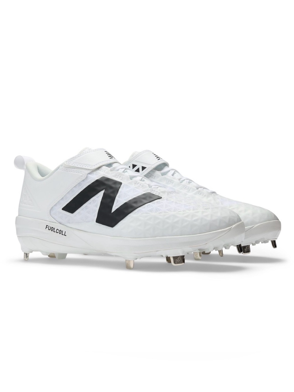 New Balance White Black Baseball Cleats - FuelCell 4040 NIB
